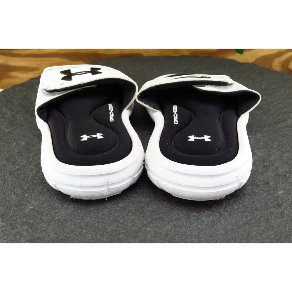 Under Armour Toddler‎ Unisex 11 Medium White Slide Synthetic